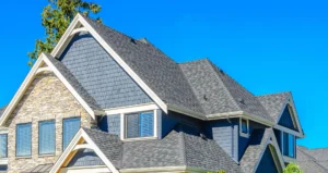 Nice house with a new roof on top
