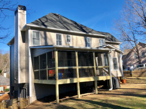 After photo of home