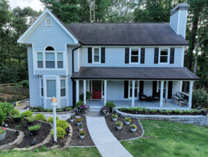 After photo of home