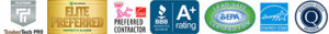 badges from certification orgs